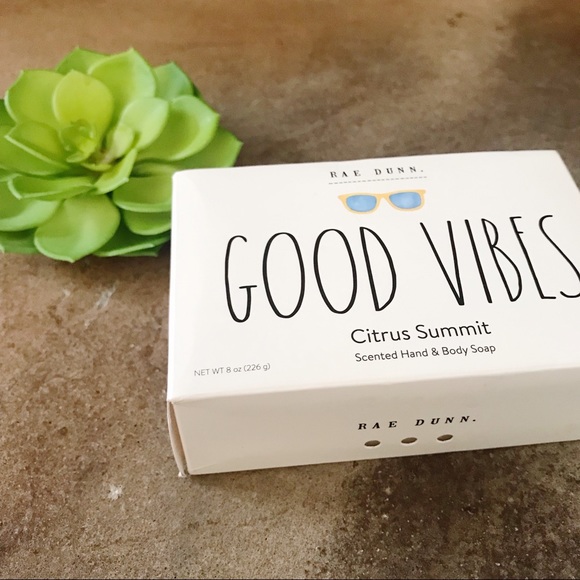 Rae Dunn Good Vibes Citrus Summit Hand & Body Soap - Picture 3 of 4